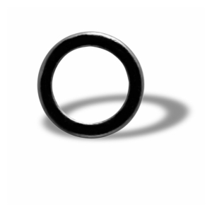 Gurza Mikrokroužky Solid Rig Rings BK 5 (dia 3,1 mm, 8,5 kg test) 10ks