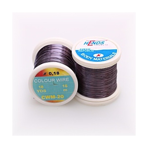 Hends Color wire 21,6m 0,09mm - Tmavě fialová