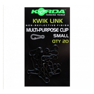 Korda Multifunkční klipy Kwick Link 20ks - černé