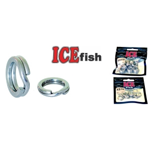 ICE fish Ploché kroužky - super pevné vel.11 - 8ks/bal 90kg
