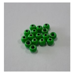 Sybai Brass clasic beads fluo green - 2,4mm